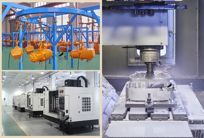 凌鷹HHBB型電動(dòng)葫蘆工廠設(shè)備圖